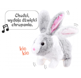 Interaktyvus pliušinis triušiukas „Chrupaczek“