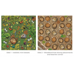 „Natural World™“ dvipusis miško kilimas 200x200cm