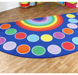 „Rainbow™“ didelis pusapvalis kilimas