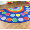 „Rainbow™“ didelis pusapvalis kilimas