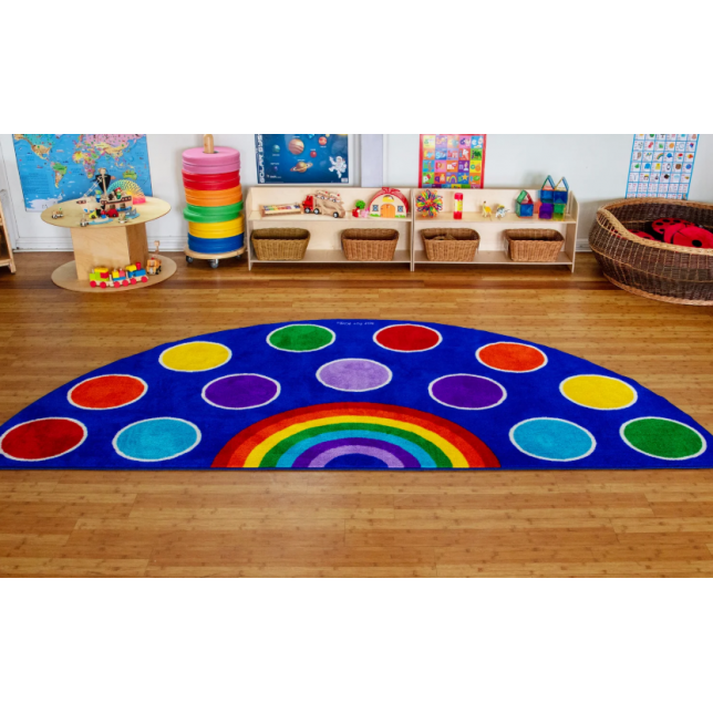 „Rainbow™“ pusapvalis kilimas 300x150cm