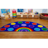 „Rainbow™“ pusapvalis kilimas 300x150cm