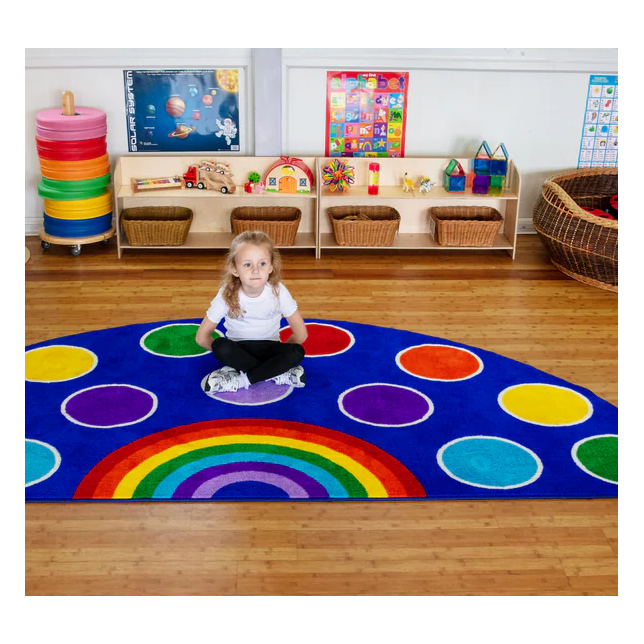 „Rainbow™“ pusapvalis kilimas 300x150cm