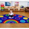 „Rainbow™“ pusapvalis kilimas 300x150cm