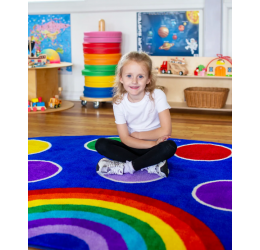 „Rainbow™“ pusapvalis kilimas 300x150cm
