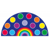 „Rainbow™“ pusapvalis kilimas 300x150cm