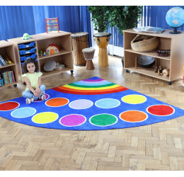 „Rainbow™“ kampinis kilimas 200x200cm