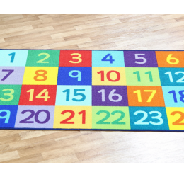 Rainbow™ 1–24 skaičių kilimas 150x100cm