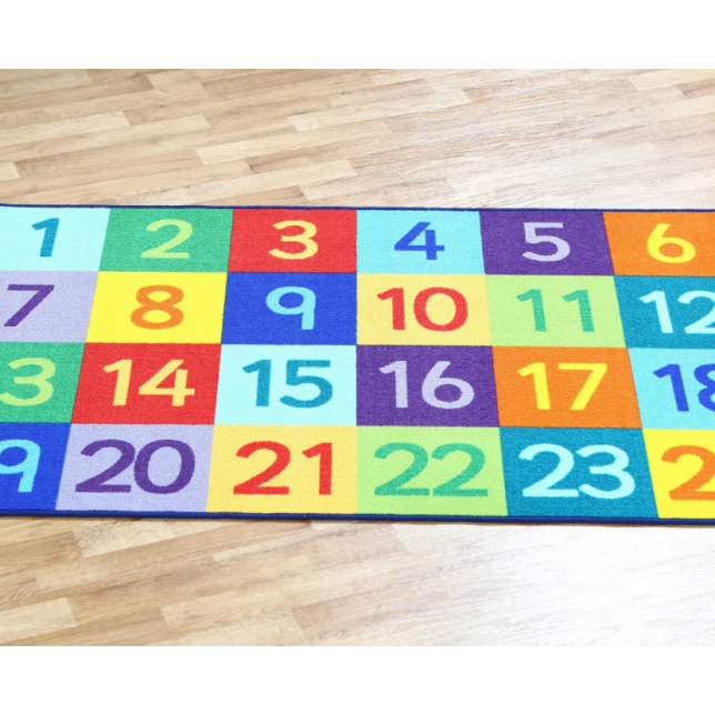 Rainbow™ 1–24 skaičių kilimas 150x100cm