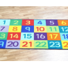 Rainbow™ 1–24 skaičių kilimas 150x100cm