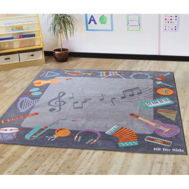 Muzikos instrumentų kilimas 200x200cm