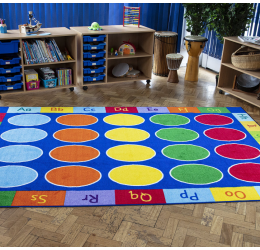 Stačiakampis „Rainbow™ ABC“ kilimas 300x200cm