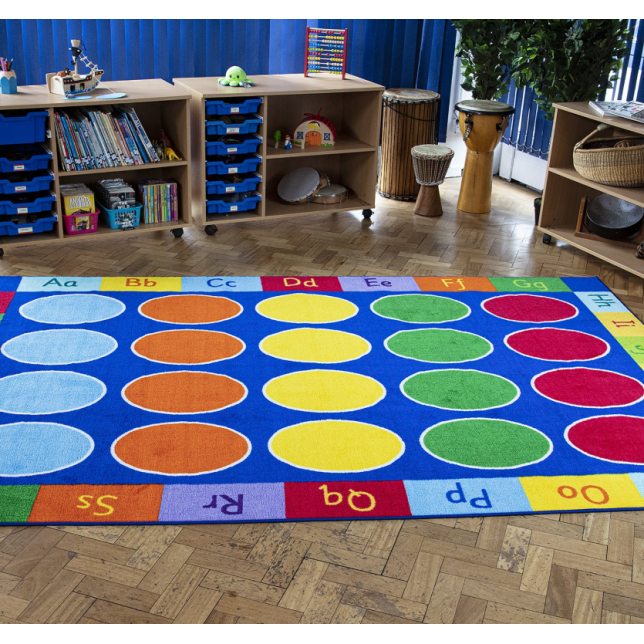 Stačiakampis „Rainbow™ ABC“ kilimas 300x200cm