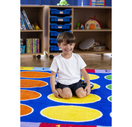 Stačiakampis „Rainbow™ ABC“ kilimas 300x200cm
