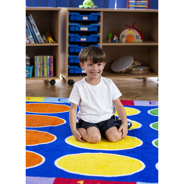 Stačiakampis „Rainbow™ ABC“ kilimas 300x200cm