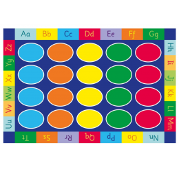 Stačiakampis „Rainbow™ ABC“ kilimas 300x200cm