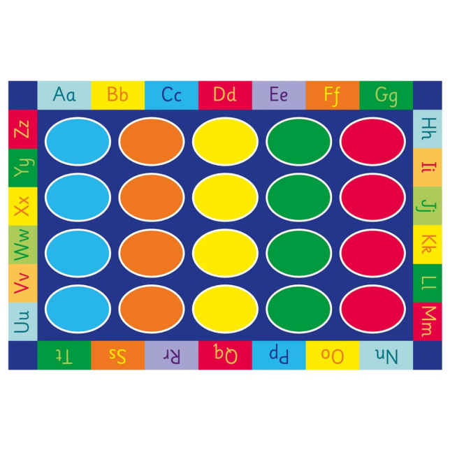 Stačiakampis „Rainbow™ ABC“ kilimas 300x200cm