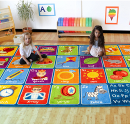 Abėcėlės išdėstymo kilimas 300x200cm