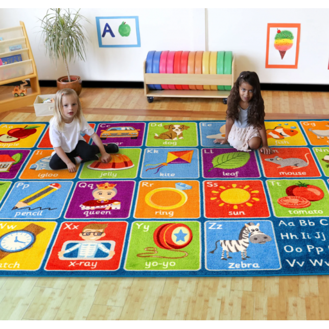 Abėcėlės išdėstymo kilimas 300x200cm