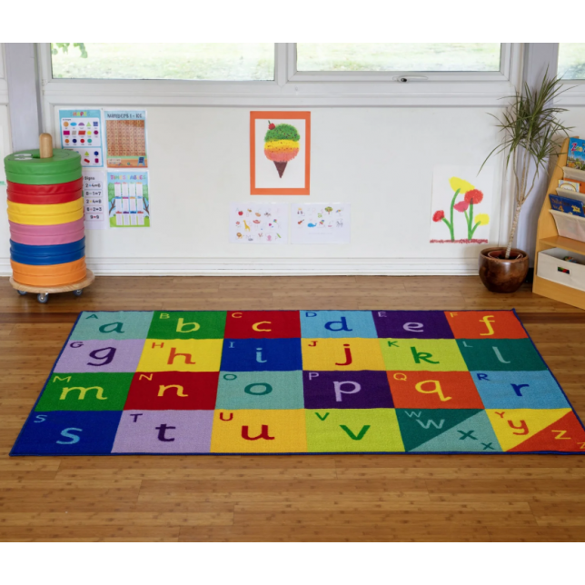 Rainbow™ abėcėlės kilimas 200x150cm