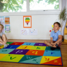 Rainbow™ abėcėlės kilimas 200x150cm
