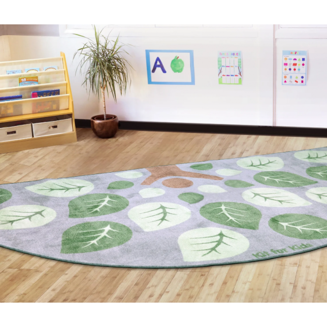 „Natural World™“ pusapvalis kilimas su lapais 300x150cm