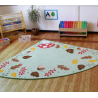Miško draugų™ kampinis kilimas 200x200cm