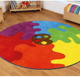 Rainbow™ spalvų paletės kilimas 200cm