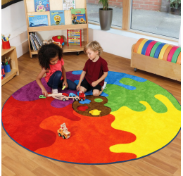 Rainbow™ spalvų paletės kilimas 200cm