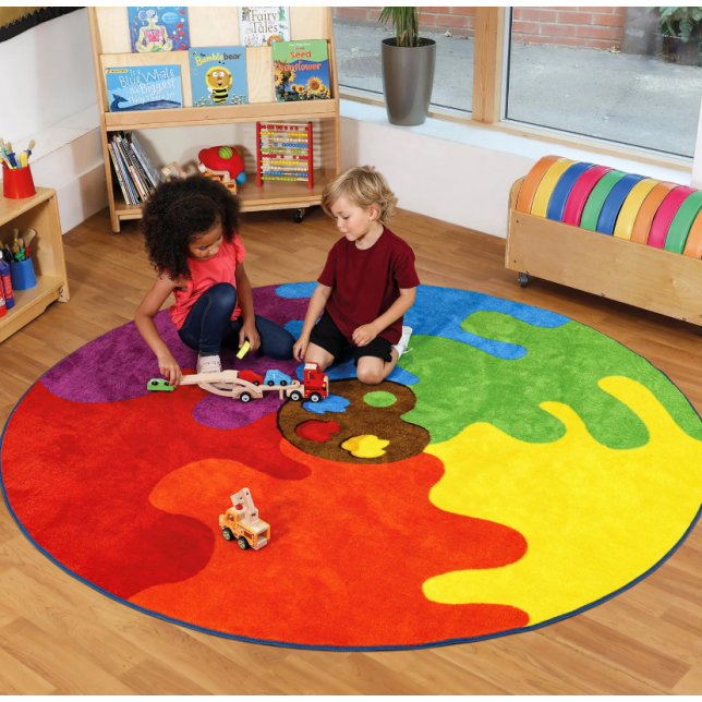 Rainbow™ spalvų paletės kilimas 200cm