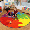 Rainbow™ spalvų paletės kilimas 200cm