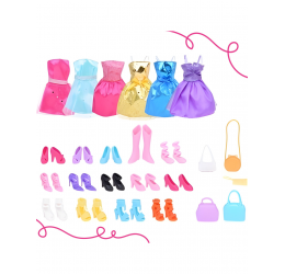 Lili Doll barbės rinkinys su drabužėliais