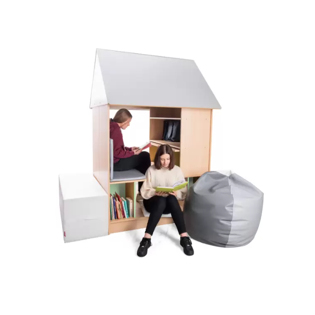 Maxi sofa-lova su lentyna. „Cubo“ kolekcija