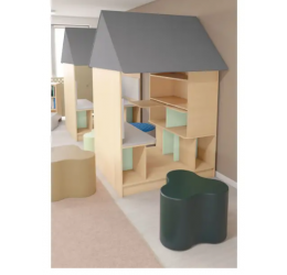 Maxi sofa-lova su lentyna. „Cubo“ kolekcija