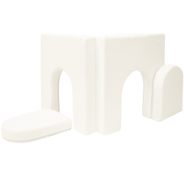 Modulinė poroloninė sofa, šviesi