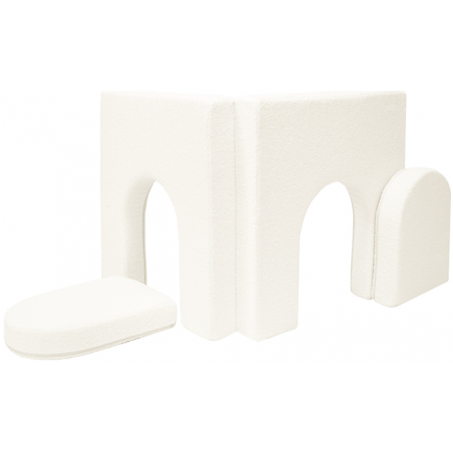 Modulinė poroloninė sofa, šviesi