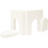 Modulinė poroloninė sofa, šviesi