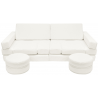 Modulinė poroloninė sofa, šviesi