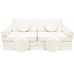 Modulinė poroloninė sofa, šviesi
