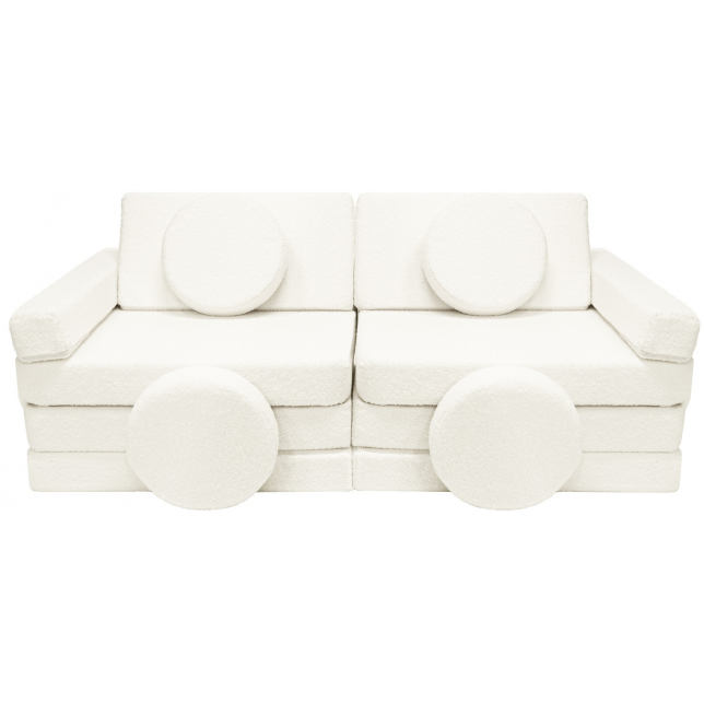 Modulinė poroloninė sofa, šviesi