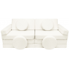 Modulinė poroloninė sofa, šviesi