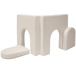 Modulinė poroloninė sofa, šviesi