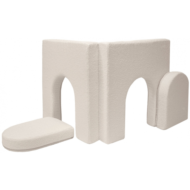 Modulinė poroloninė sofa, šviesi