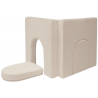 Modulinė poroloninė sofa, šviesi