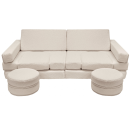 Modulinė poroloninė sofa, šviesi