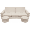 Modulinė poroloninė sofa, šviesi