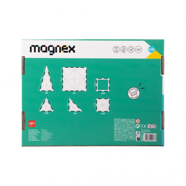 Magnetinis konstruktorius „Magnex“ (60 d.) APLI