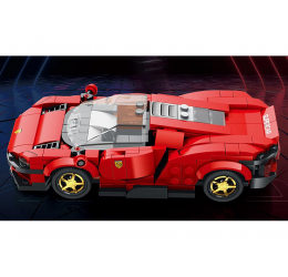 Raudono superautomobilio konstravimo rinkinys