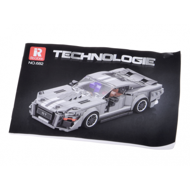 Raudono superautomobilio konstravimo rinkinys