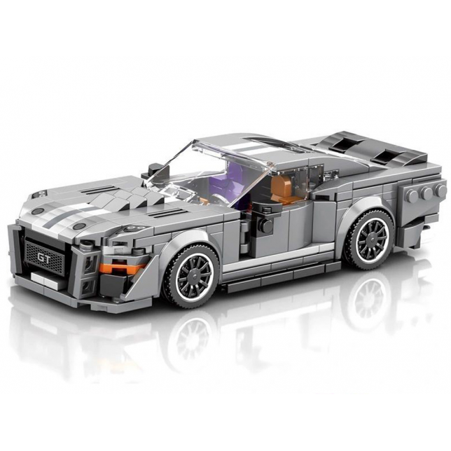 Raudono superautomobilio konstravimo rinkinys